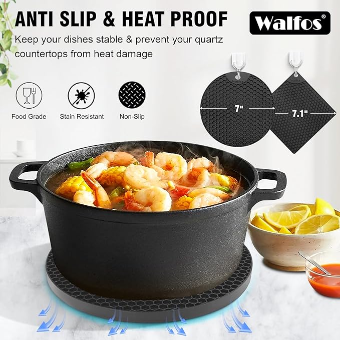 Walfos Silicone Trivet Mats