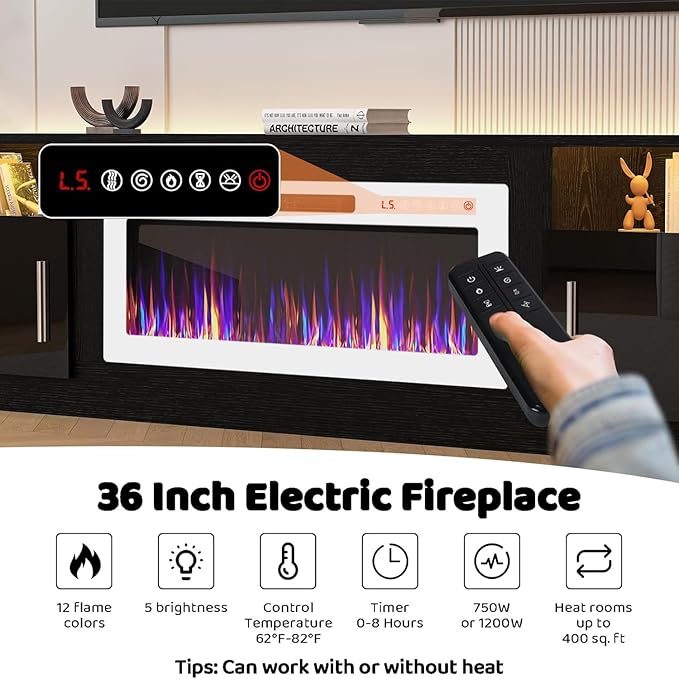 Lemberi Fireplace tv Stand