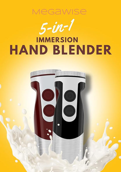 MegaWise 5-in-1 Hand Blender Set