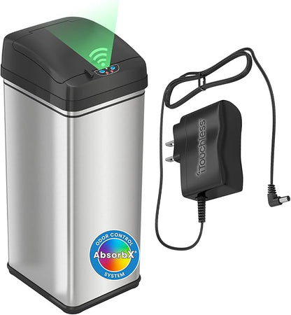 iTouchless 50 Liter / 13 Gallon Kitchen Trash Can