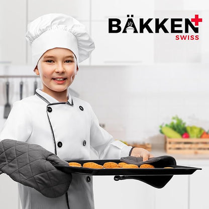 3 Piece Set Nonstick Carbon Steel Oven Bakeware -Professional Quality Kitchen