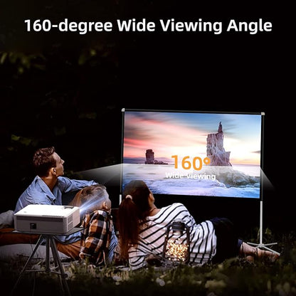 Portable Projector Screen 60inch, Movie Projection Screen, Indoor Projector
