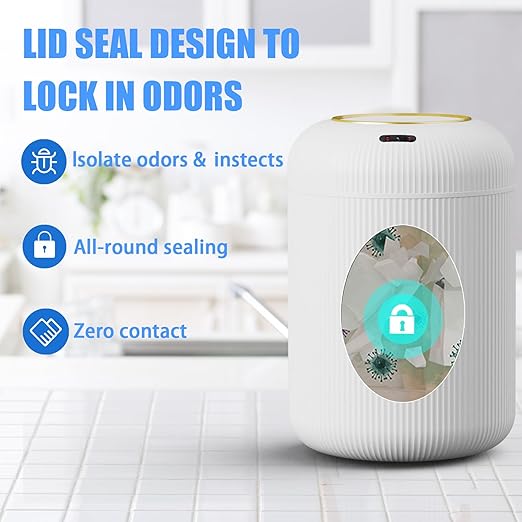 URALFA Motion Sensor Trash Can