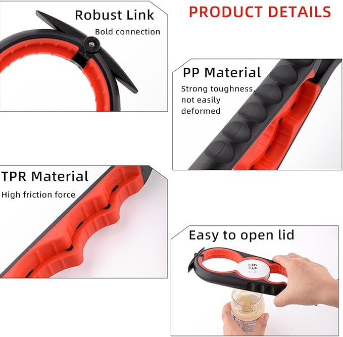 Bottle Opener for Arthritic Hand, Jar Opener for Old People, Those