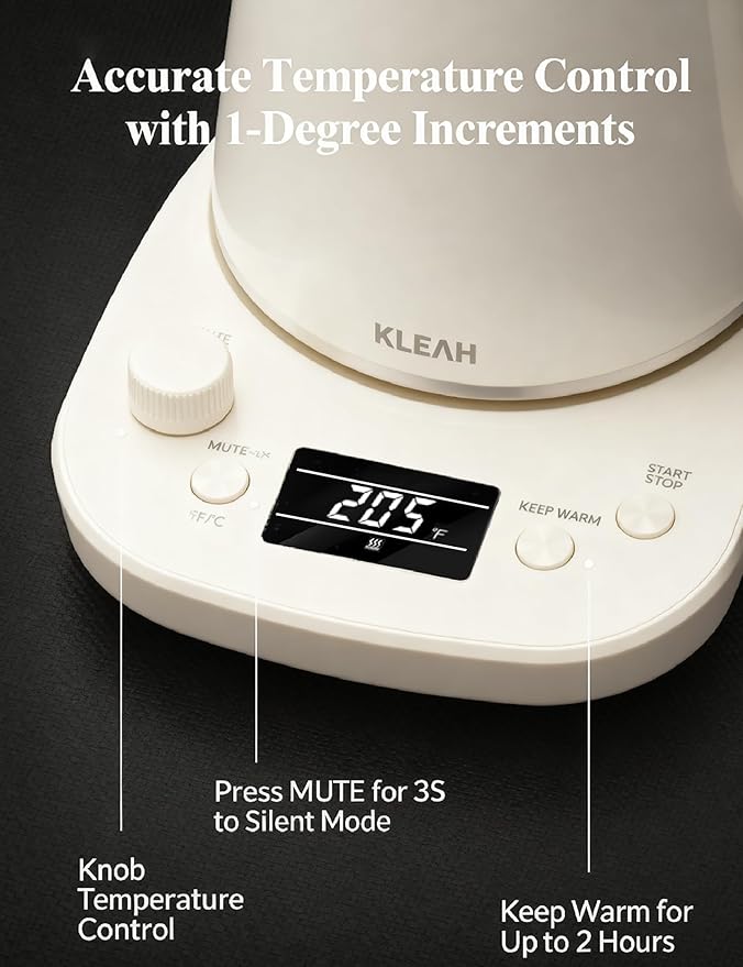 KLEAH Gooseneck Electric Kettle