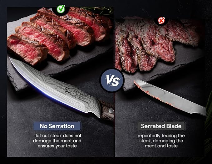 SYOKAMI Steak Knives Set of 6