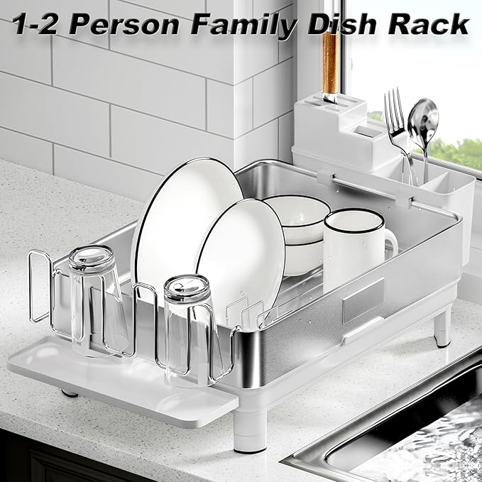 Ewaiira Dish Drying Rack, 304 Stainless Steel Dish Racks