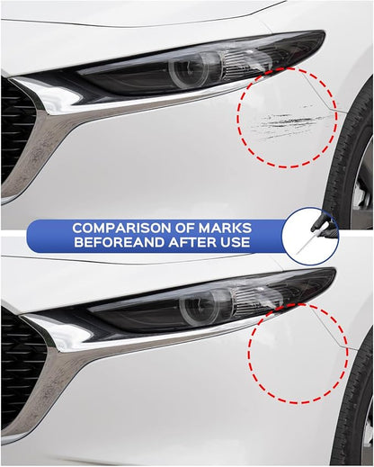 47C Polymetal Gray Metallic Touch Up Paint Compatible with Mazda Exact Match Chips and Nicks Touch Up