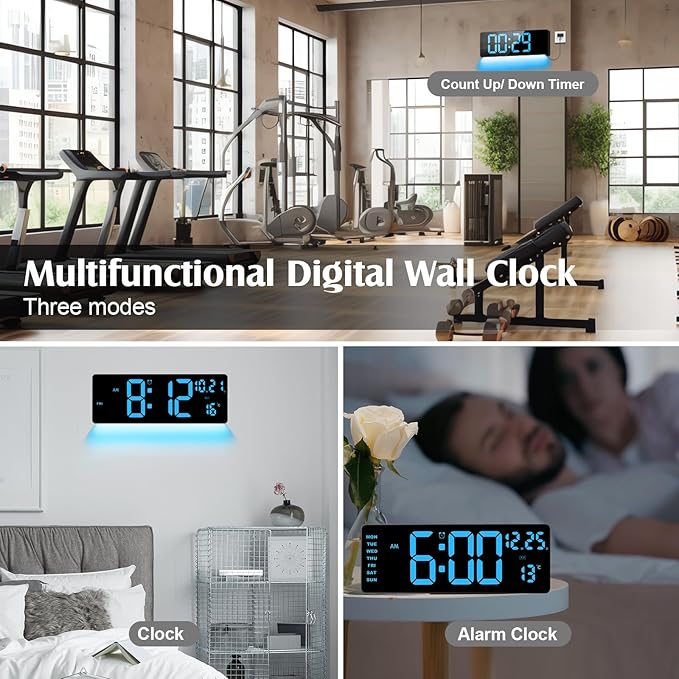 16.5" Digital Clock Large Display