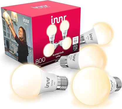 innr Smart Light Bulbs, A19 Zigbee, Works