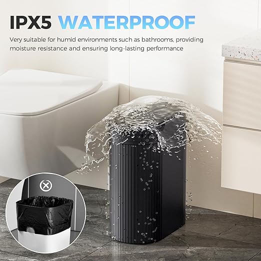 jinligogo 5 Gallon Bathroom Trash Can