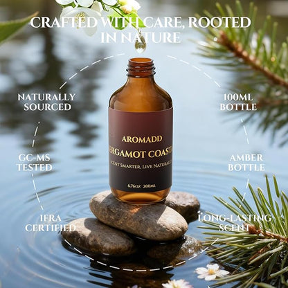 Bergamot Coastal Diffuser Oil Inspired by Luxury Hotel Scent 6.76 Fl Oz