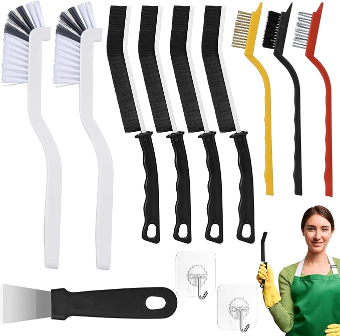 Crevice Cleaning Brush, Hard Bristle Cleaning Brushes