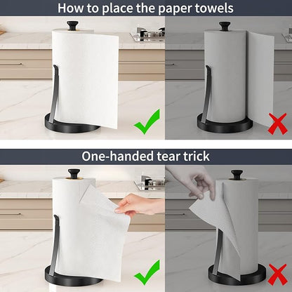Jesginboo Countertop Paper Towel Holder