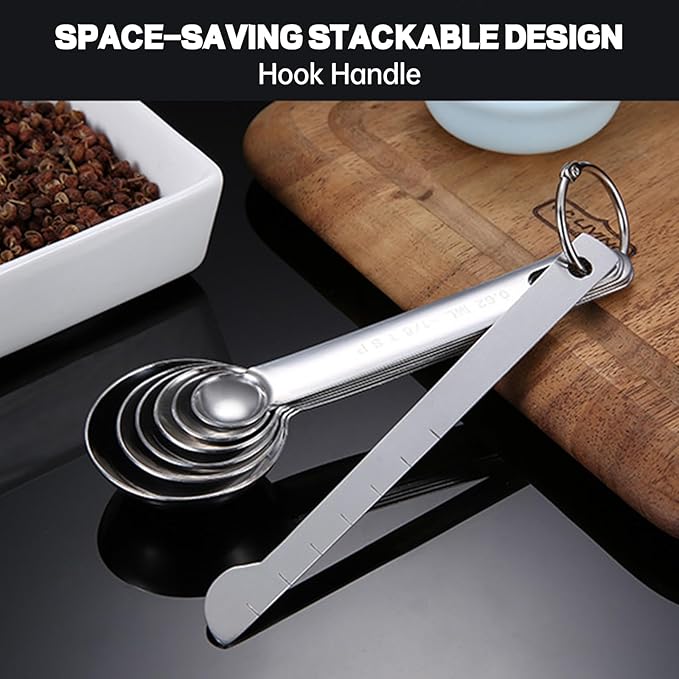 Tablespoon Measuring Spoons Set, Stainless Steel Measuring Spoons