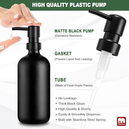 GMISUN Kitchen Soap Dispenser Set, 17 fl oz Dish Soap Dispenser