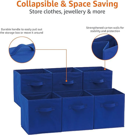 Amazon Basics Collapsible Fabric Storage Bins