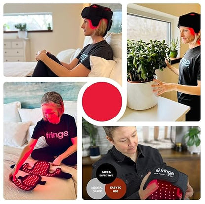 Fringe Red Light Therapy Wrap for Head & Hair, Both Red Light 660nm and