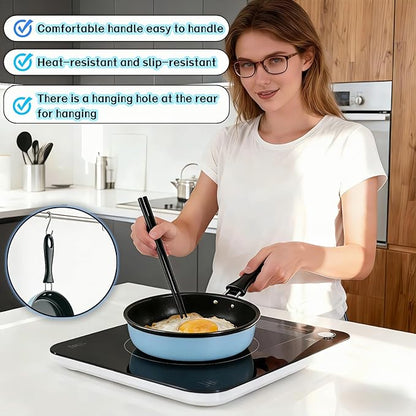 4.7 Inch Mini Frying Pan, Flat Bottom Design