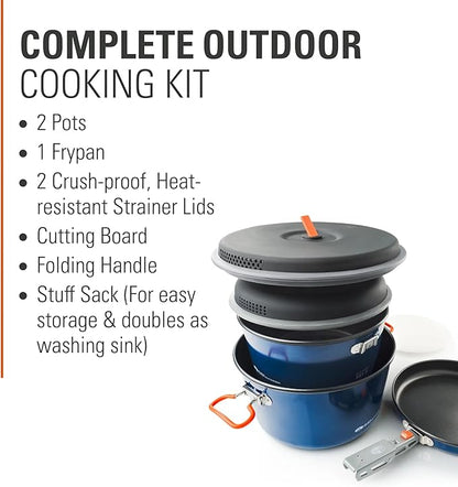 GSI Outdoors Bugaboo Base Camper, High-Efficiency Cookset ??Ceramic Non-Stick Coated