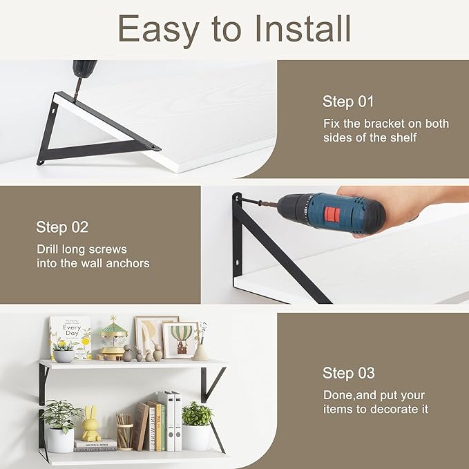 Fun Memories 20 Inch Floating Shelves