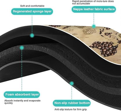 Coffee Bar Mat Accessories for Countertop