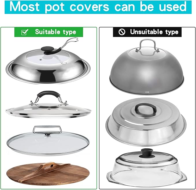 YQh The-Cabinet Pot Lid Organizer, Door Mounted Pot cover rack, Pot Lid Storage