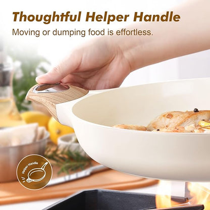 SENSARTE Ceramic Nonstick Frying Pan Skillet