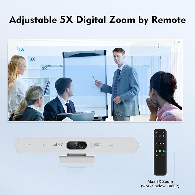 TOALLIN 4K Conference Room Webcam