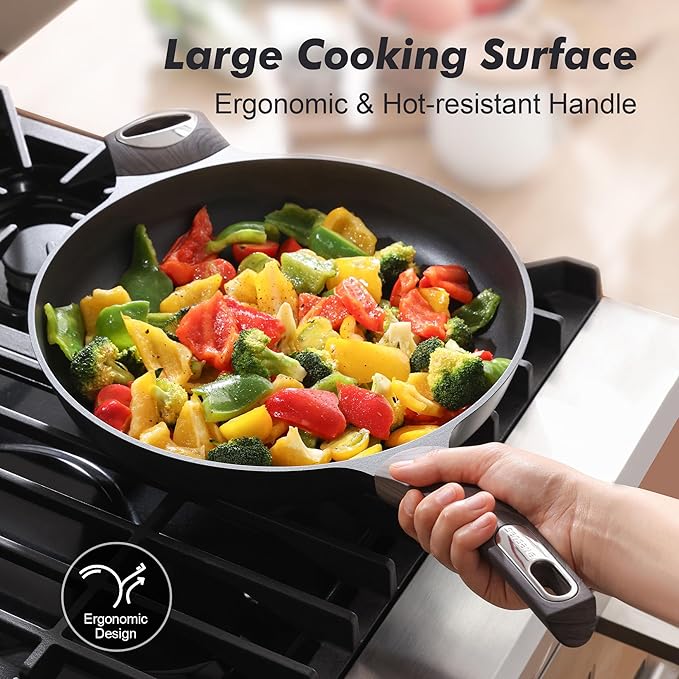 SENSARTE Ceramic Nonstick Frying Pan Skillet