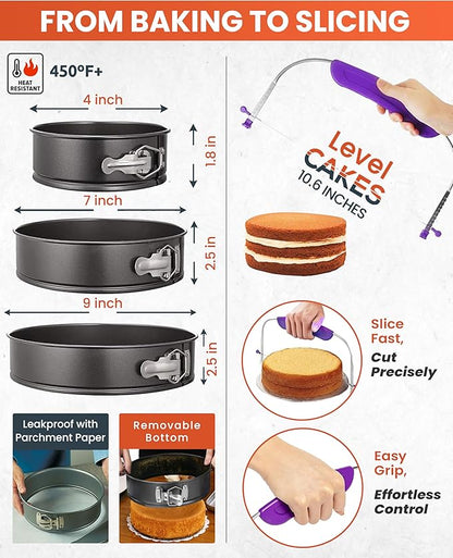 RFAQK 700PCs Cake Decorating Kit