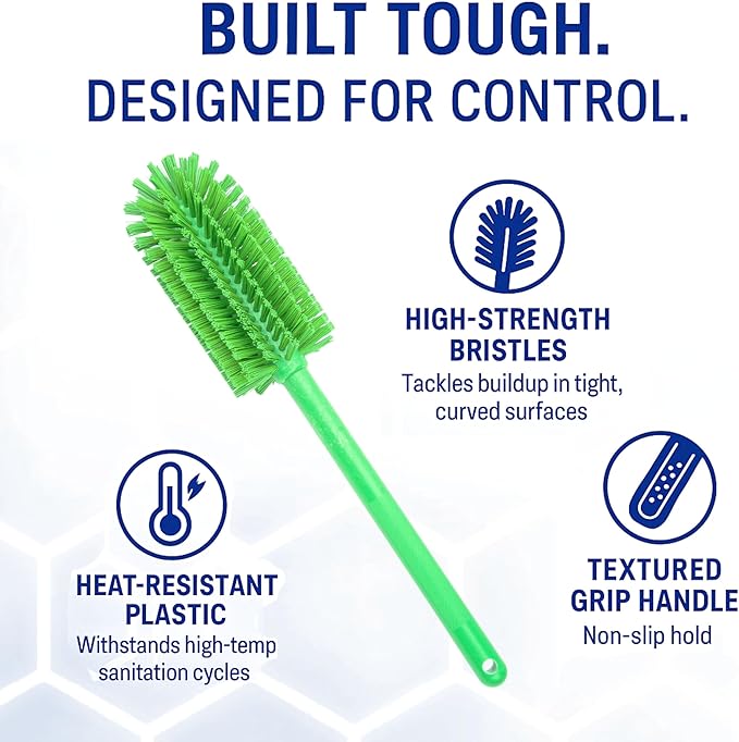 SPARTA Scrub Brush Bottle Brush, Dishwasher Safe Brush