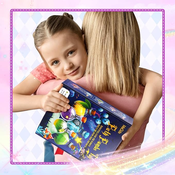 MeCids Magic Potion Bubble Bath Bombs for Kids -Bath Color Tablets Bath Potions for Toddlers Ages 4-12 Fun Science Kit Gift for Birthday, Halloween，Christmas- 6 Pack