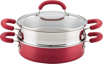 Rachael Ray Create Delicious Aluminum Nonstick Steam Set