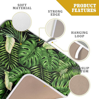 Giwawa Tropical Palm Leaf Dish Drying Mat
