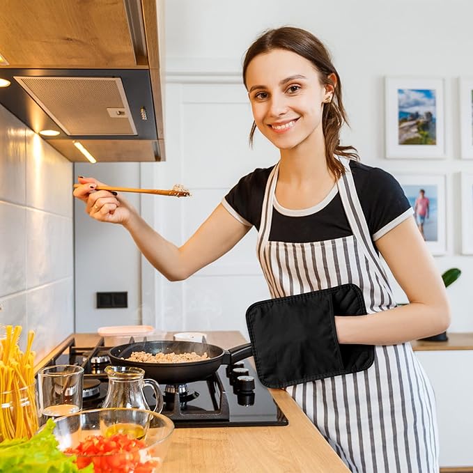 GROBRO7 5Pack Pot Holders for Kitchen Heat Resistant Cotton Potholder
