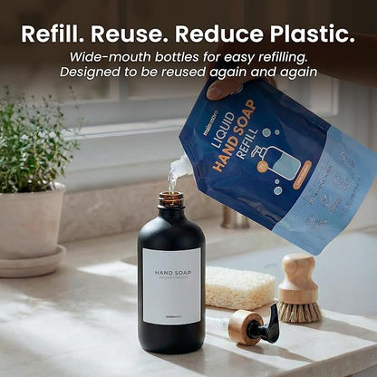MaisoNovo Glass Dish Soap Dispenser