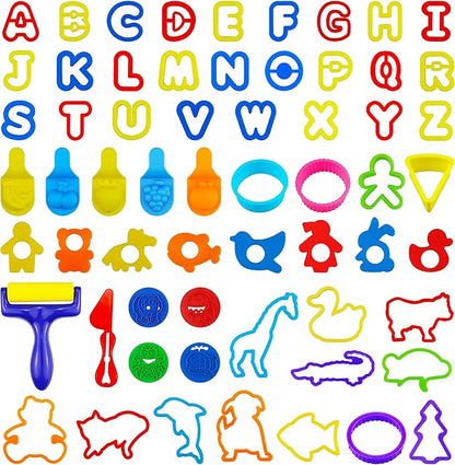 FRIMOONY Plastic Dough Tools for Kids,