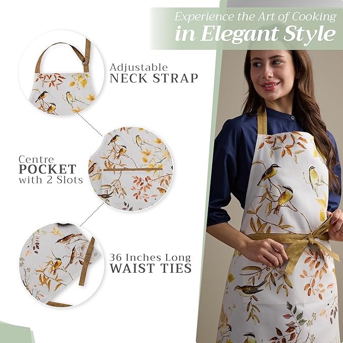 Maison d' Hermine 100% Cotton Apron