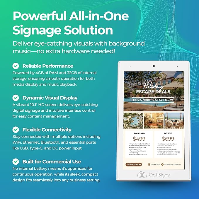 OptiSigns OptiKiosk 10