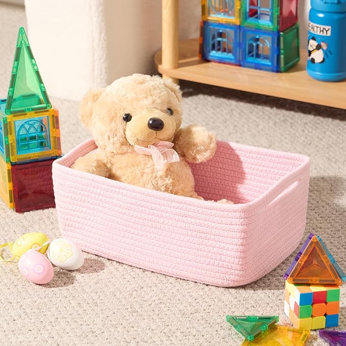 MiniArk Small Storage Baskets for Organizing | Closet Organizer Bins | Shelf