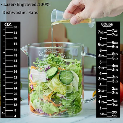 Ackers BORO3.3 Borosilicate Glass Measuring Cup