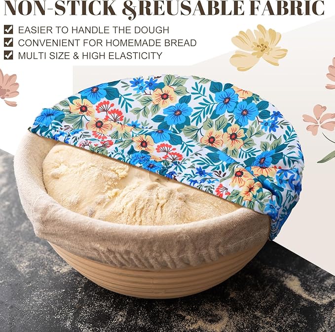 10 Pack Cloth Bowl Covers for Bread Rising