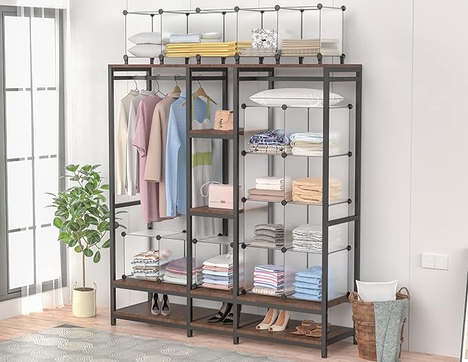 HOMIDEC Closet Organizers and Storage, 16 Cube Storage Organizer, Closet
