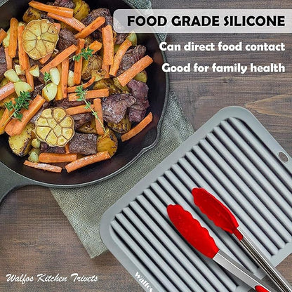 Walfos Silicone Trivets for Hot Pots and Pans