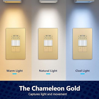 LIDER Humidity Sensor Switch and Motion Sensor Light Switch, PIR Sensor