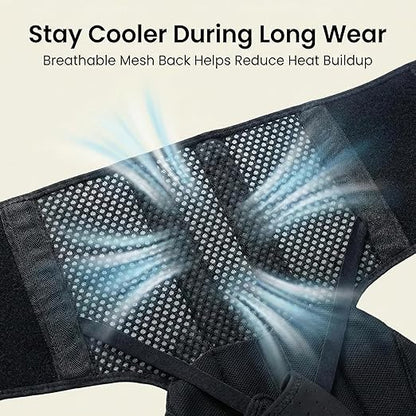 Full Back Posture Corrector for Women & Men – Pull-Back System Posture Brace –