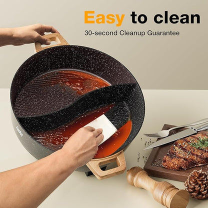 Electric Twin Compartment Hot Pot