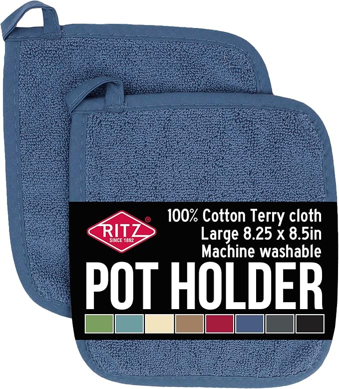 RITZ Terry Potholder & Hot Pad: Unparalleled Heat Resistant, Durable 100%