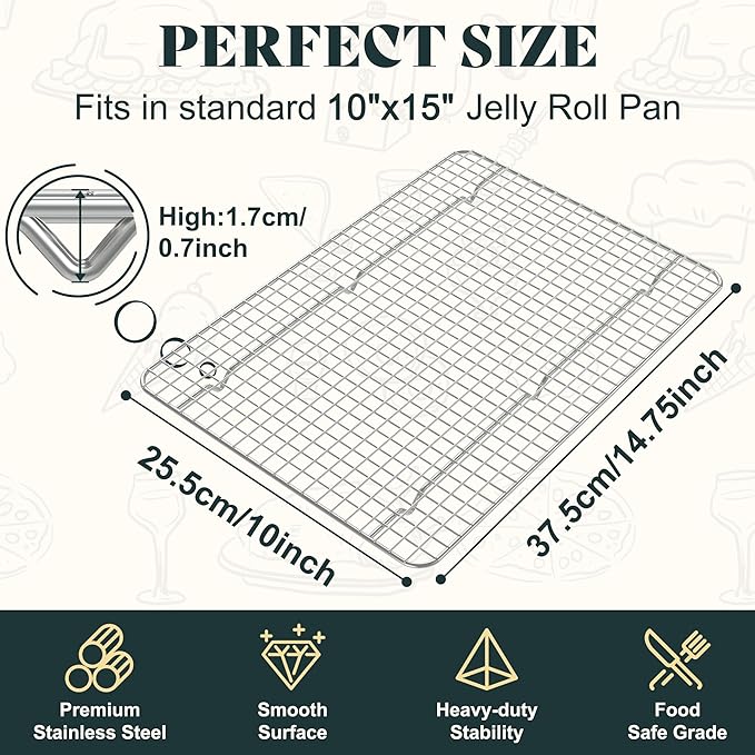 Cooling Racks for Cooking and Baking